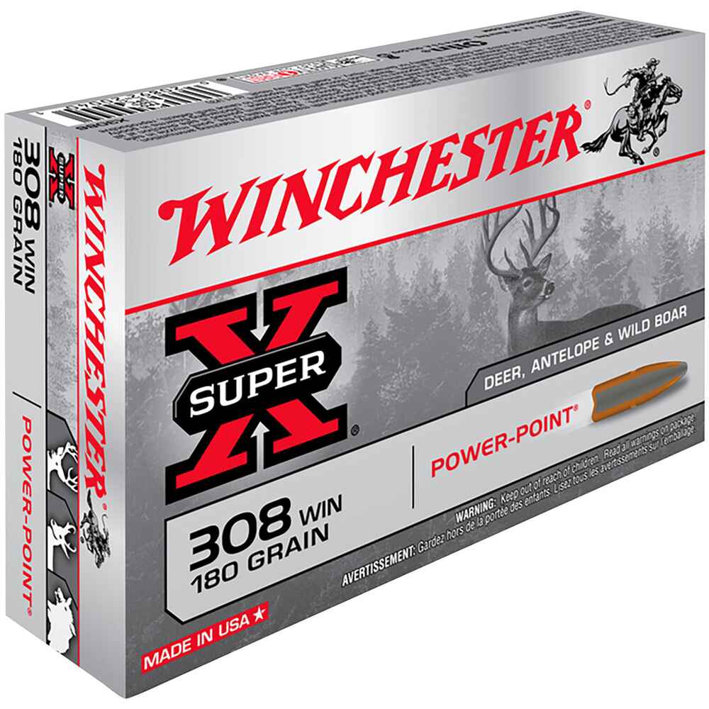 .308 Win. Power-Point® Teilmantel 11,7g/180grs., Winchester