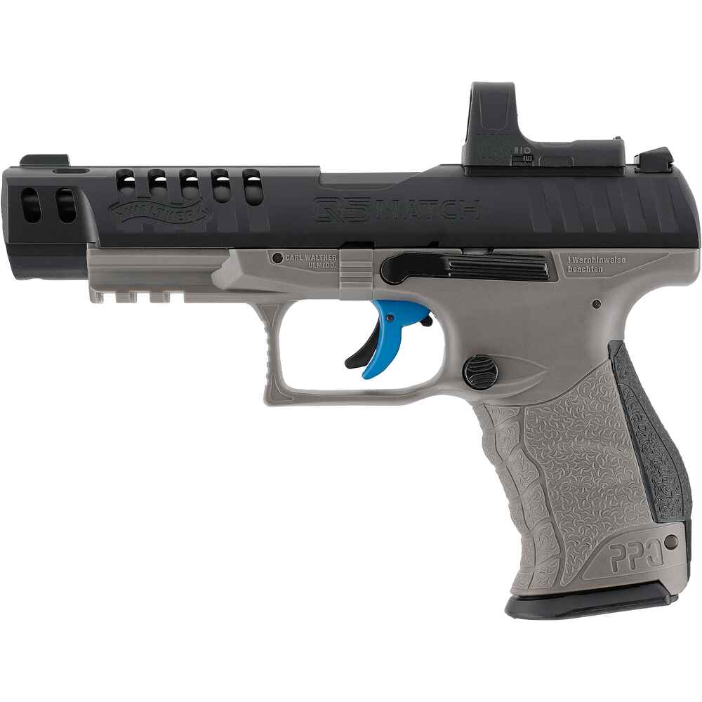 CO2-Pistole Walther Q5 Match 5" Combo Set