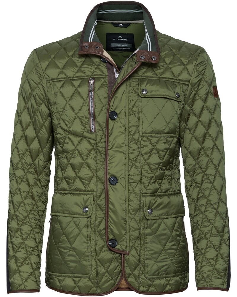 Milestone Steppjacke Bari (grün) - Jacken & Mäntel - Bekleidung ...