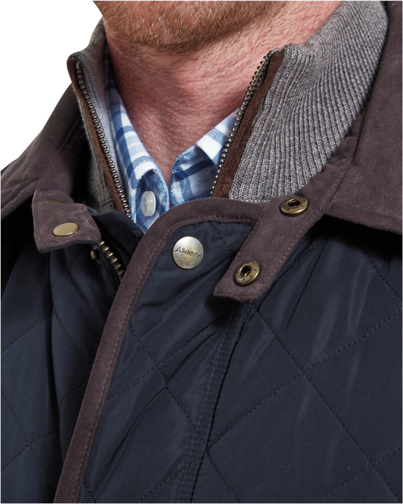Barroween Schöffel Country Steppjacke Barrowden (Midnight) - Outdoor & Regen ...
