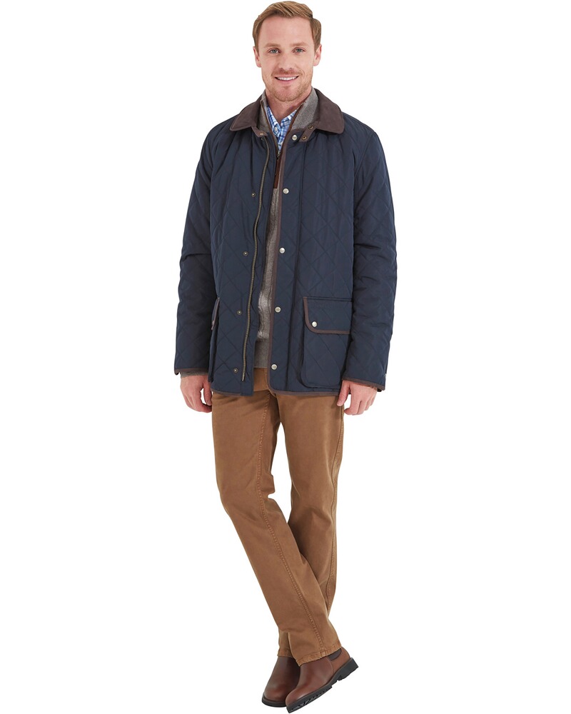 Barroween Schöffel Country Steppjacke Barrowden (Midnight) - Outdoor & Regen ...