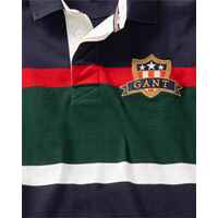 Langarm-Poloshirt Banner Shield, Gant