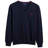 V-Pullover aus Stretch-Baumwolle, Gant