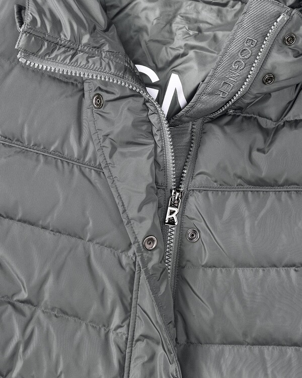 Bogner Langer Daunenmantel Lelia Hellgrau Mantel Bekleidung Damenmode Mode Online Shop Frankonia De