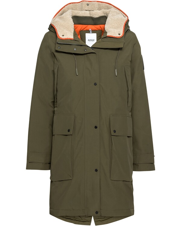 Aigle Parka Fardia Mit Gore Tex Oliv Mantel Bekleidung Damenmode Mode Online Shop Frankonia De