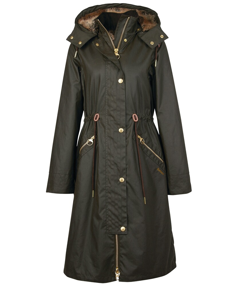 Barbour Wachsmantel Kelmscott (Oliv) - Mäntel - Bekleidung - Damenmode -  Mode Online Shop | FRANKONIA barbour mantel damen
