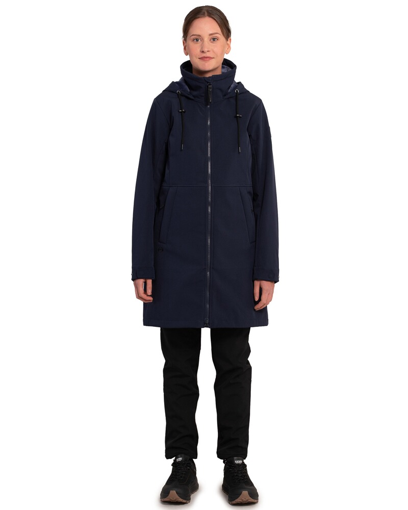 Regenjacke Icepeak Damen 48 ICEPEAK Damen Mantel Agaram (Dark Blue