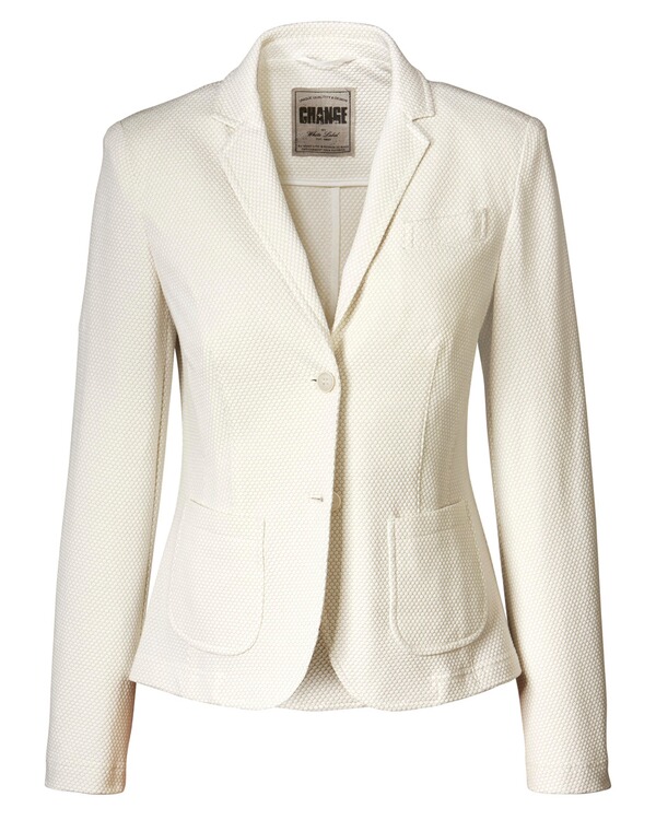 White Label Piqu Blazer wei Blazer Janker White Label Piqu Blazer wei Blazer Janker