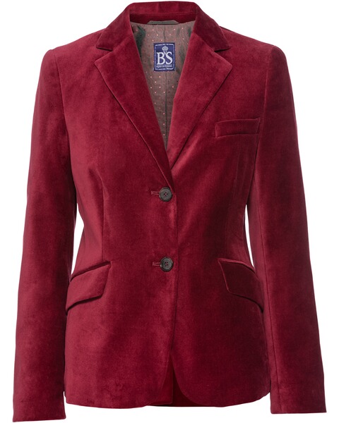 Brigitte Von Schonfels Samt Blazer Rot Blazer Janker Bekleidung Damenmode Mode Online Shop Frankonia De