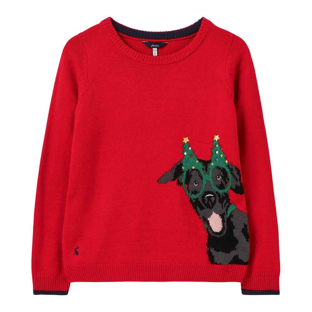 Festlicher Weihnachtsmotiv-Pullover