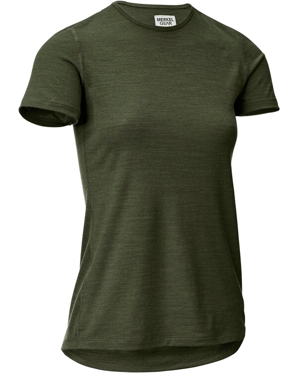 Merkel Gear Merino T Shirt W S 37 5 Oliv Unterwasche Bekleidung Fur Damen Bekleidung Jagd Online Shop Frankonia De