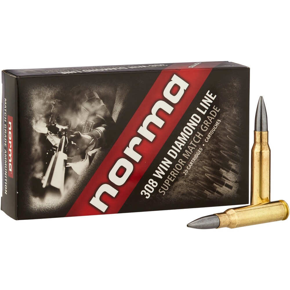Norma .308 Win. Diamond Line 10,9g/168grs. (Kaliber .308 Win ...