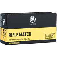 .22 lfb. Rifle Match 2,6g/40grs., RWS