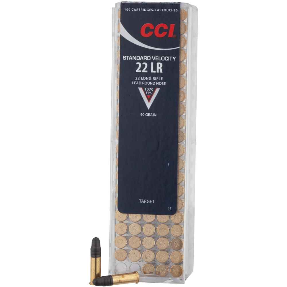 CCI .22 LR Standard Velocity 100 rounds, CCI