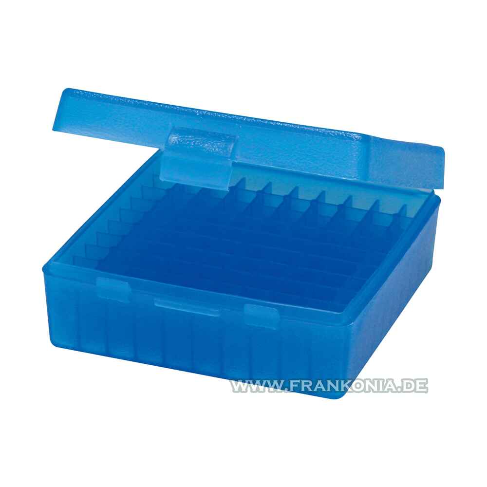 MTM flap-lid box .45 ACP for 100 units, MTM