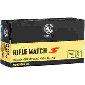 .22 lfb. Rifle Match S 2,6g/40grs., RWS