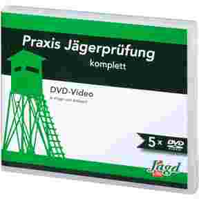 DVD "Praxis Jägerprüfung" (Hunter Exam Practice), complete set.