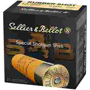 12/67,5 Rubber-Schrot 7,5mm - 12 Kugeln, Sellier & Bellot