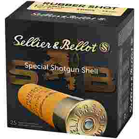 12/67,5 Rubber-Schrot 7,5mm - 9 Kugeln, Sellier & Bellot
