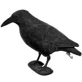 Bird decoy, Crow, feathered, 38 cm
