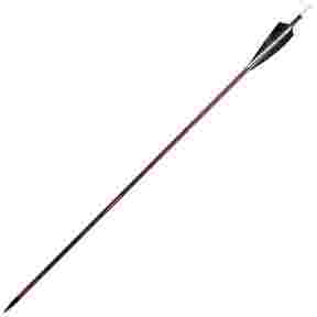 Spruce wood arrow 28" 5/16" 35-40 lbs 3 units, Black Flash Archery