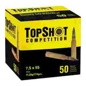 7,5x55 Vlm BT 11,3g/174grs., TOPSHOT Competition