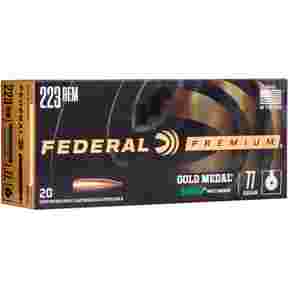 .223 Rem. Premium Gold Medal Sierra Match King 5,0g/77grs., Federal Ammunition