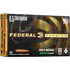 6,5 Creedmoor Premium Gold Medal Sierra Match King  9,1g/140grs., Federal Ammunition