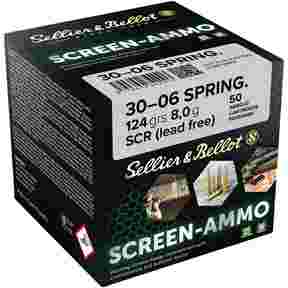 .30-06 Spr. Screen-Ammo SCR Zink 8,0g/124grs., Sellier & Bellot