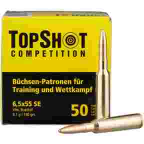 6,5x55 FMJ BT 9,1g/140grs., TOPSHOT Competition