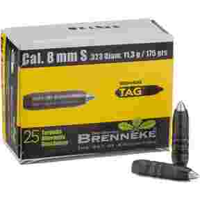 Bullets .323 (8 mm S) 11.3/175 g/gr. TAG, Brenneke