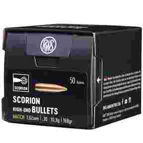 Geschosse .308 (7,62 mm) Scorion HPBT- Match 10,9g/168grs, RWS