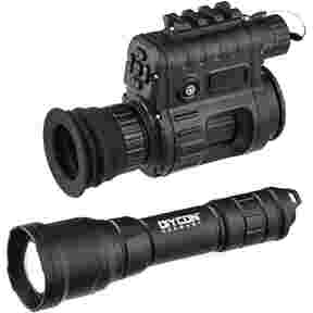 Dual-use night vision device DNVC-2 Firefly inkl. IR-LED illuminator Predator 2 – Set, Diycon