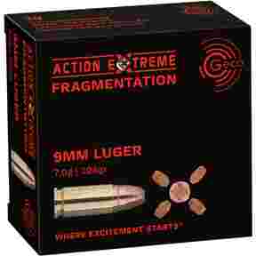 9 mm Luger Action Extreme Fragmentation 7,0g/108grs., Geco