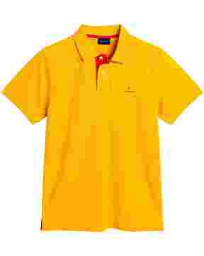 Piqué-Poloshirt mit Kontrastkragen, Gant