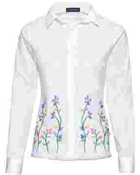 Bluse mit Blumenstickerei, HIGHMOOR