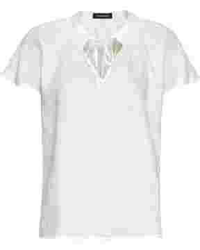 Halbarm-Bluse mit Schnürung, HIGHMOOR