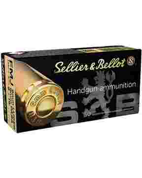 9 mm Luger Vollmantel 8,0g/124grs., Sellier & Bellot