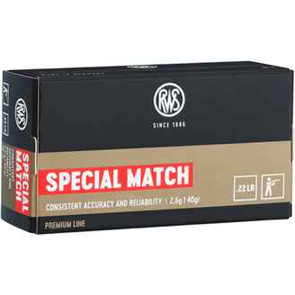 .22 lfb. Special Match 2,6g/40grs., RWS