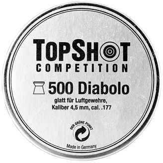 4,5 mm Diabolo glatt, TOPSHOT Competition