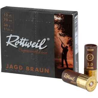 12/70 Jagd braun 3,0mm 36g, Rottweil
