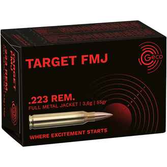 .223 Rem. Vlm Target 3,6g/55grs., Geco