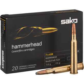 7x65 R Hammerhead SP 11,0g/170grs., Sako