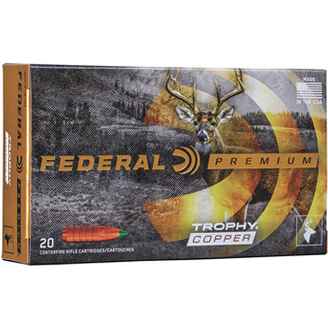 .270 Win. Premium Trophy Copper bleifrei 8,4g/130grs., Federal Ammunition