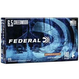 6,5 Creedmoor Power Shok Tlm 9,1g/140grs., Federal Ammunition