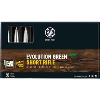 .308 Win. Short Rifle Evolution Green 9,0g/139grs., RWS