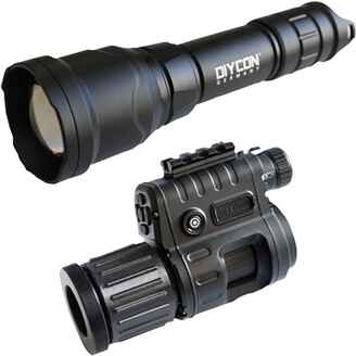 Dual-Use-Nachtsichtgerät DNVC-3 Black Mamba inkl. IR-LED Aufheller, Diycon
