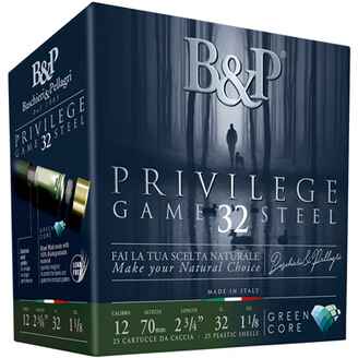 12/70 Privilege Game Steel Green Core 3,1mm 32g, Baschieri & Pellagri