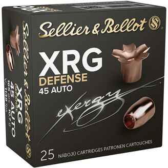 .45 ACP XRG-Defense 10,7g/165grs., Sellier & Bellot