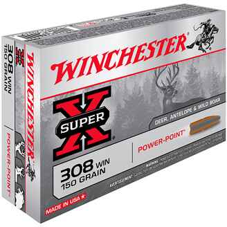 .308 Win. Power-Point® Teilmantel 9,7g/150grs., Winchester